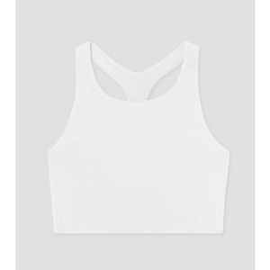 Girlfriend Collective Milo Tank Bra in Ivory NWT
